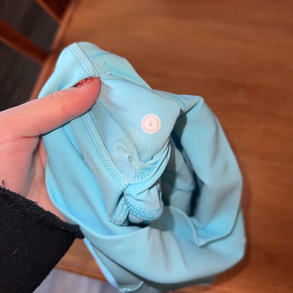 Cyan Blue Lululemon Align 4” Shorts - Picture 5 of 5